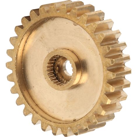Engrenage en laiton pour servo, 30 dents, module 0.8, pièce de rechange robot industriel, référence 4305‑0025‑0030 (1/5)