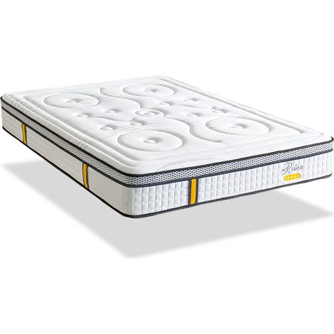 BELLECOUR LITERIE Matelas REINA 2.0 140x190 cm Ressorts ensachés