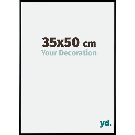 yd. - Cadre photo 35x50 - Noir Mat - Plastique - Evry