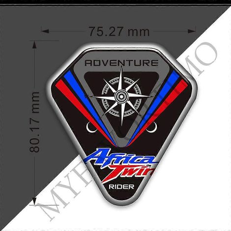 Protection de réservoir autocollante, déflecteur de vent et pare-brise pour Honda Africa Twin CRF1000L/1100L (1/4)