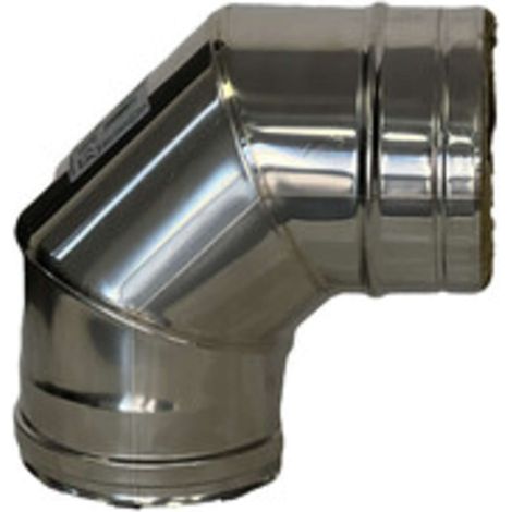 C CURVA INOX 90 D 25 CM - 4 Pezzi