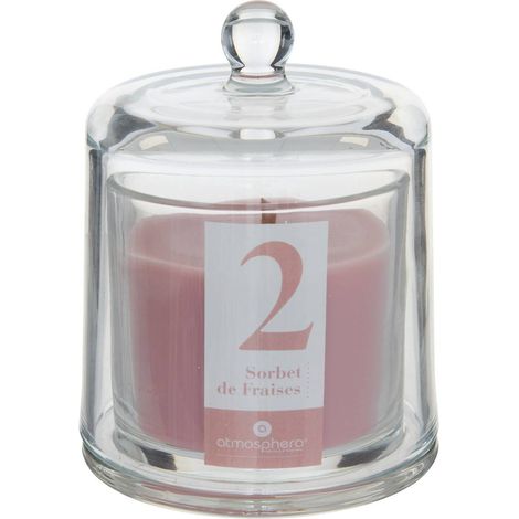 Vela perfumada 238 g Numia Sorbete de fresa - Atmosphera créateur d'intérieur (1/3)
