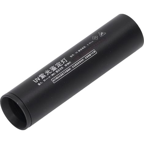 Mini lampe torche ultraviolette rechargeable 365 nm à lumière noire pour la détection de faux billets et d'urine d'animaux. (1/5)