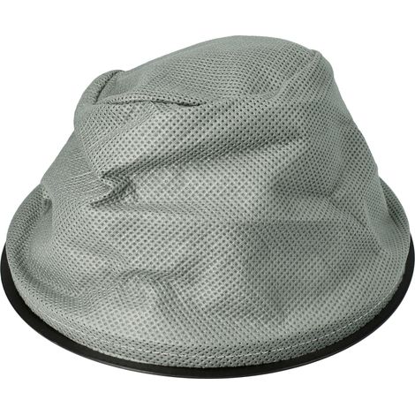 vhbw filtro a sacco compatibile con Kaminer aspiracenere 10L/15L aspiratore per camino - Filtro di ricambio, lavabile Nero / grigio