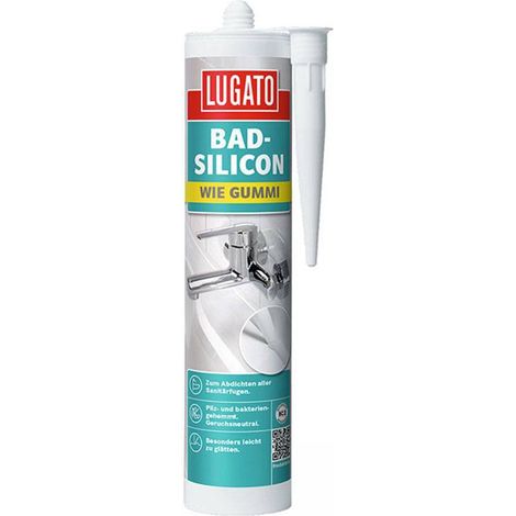 Lugato Wie Gummi Bad-Silicon 310ml Silbergrau