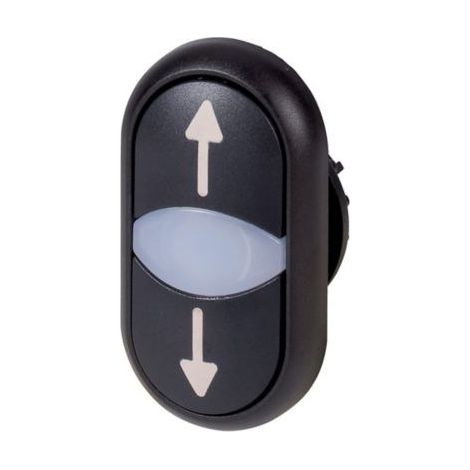 Accionamiento de doble pulsador con retorno por resorte M22S-DDL-S-X7/X7