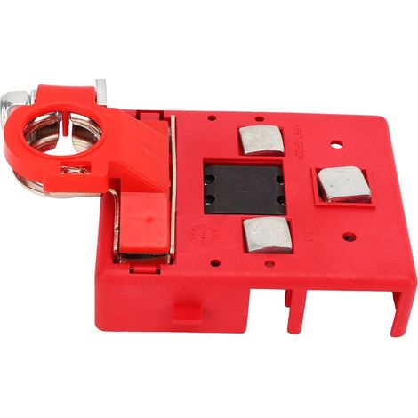 Terminal de distribución de batería de 32 V 400 A con conector de abrazadera de fusible de liberación rápida, 3 pernos para caravana (1/5)