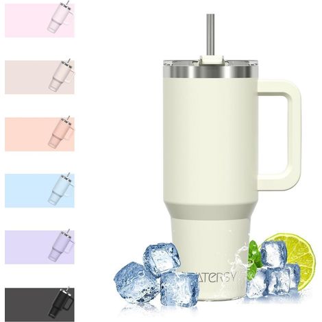 WATERSY 30oz Thermobecher Kaffeebecher to Go Edelstahl Vakuum Auslaufsicher (1/5)