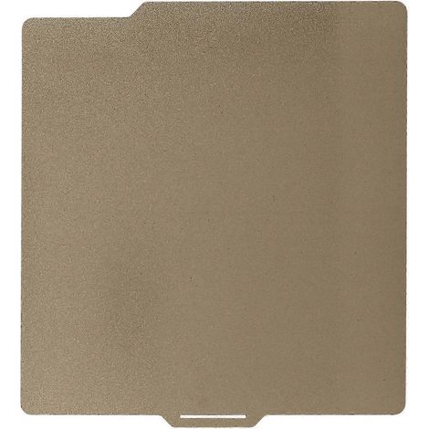 Plateau d'impression 3D PEI acier à ressort double face 257x257mm pour Bambu X1 P1P sans plateau magnétique (1/4)