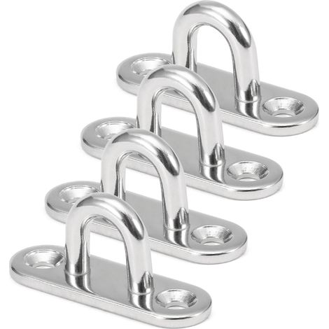 Set di 4 ganci da parete multifunzionali per sedia, amaca, yoga, boxe, sacco da boxe