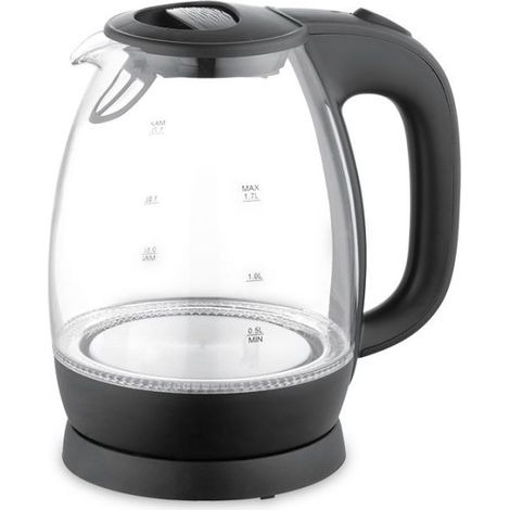 Czajnik elektryczny szklany 2200w mr-063-black maestro (1/3)
