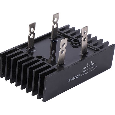 Pont redresseur monophasé QL100A 1200 V, module redresseur de puissance à encapsulation résine. (1/5)