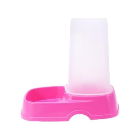 Distributeur automatique de croquettes JEWEDECO avec châssis amovible et lavable, en plastique, pour chats et chiens, idéal pour les absences de courte durée et les foyers avec plusieurs animaux. (1/5)