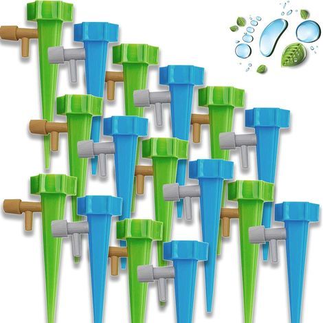 Automatisches 16-teiliges Bewässerungssystem, Tropfbewässerungsset für Topfpflanzen, einstellbare Bewässerung, ideal für Blumen und Gärten, perfekt für die Feiertage (1/5)