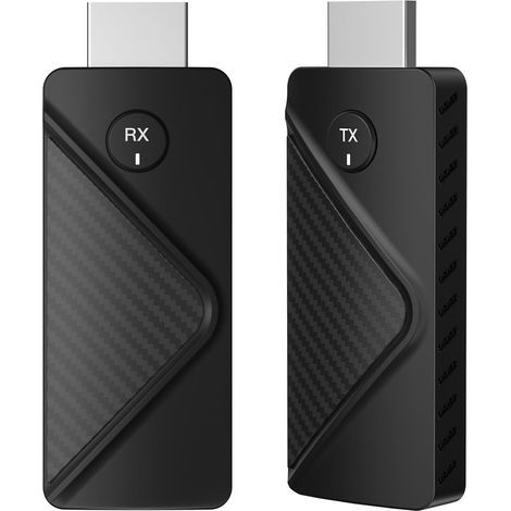 Transmetteur et Récepteur HDMI sans Fil pour Diffuser de la vidéo et de l'audio Depuis Un Ordinateur Portable/PC vers Un Projecteur Moniteur TV (1/5)