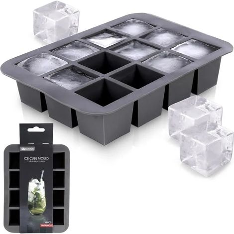 Molde de silicona para cubitos de hielo, molde para hielo para bebidas, hielo de cocina (1/3)