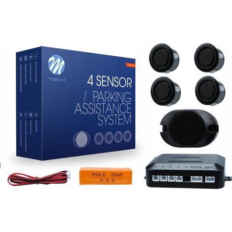 Capteurs de stationnement arrière 4x BUZZER NOIR 18 mm (1/5)