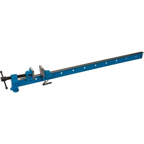 Serre-joint dormant en T 900 mm – Capacité de serrage élevée – Sabots et mâchoires en fonte – Pour assemblage de grandes dimensions – HBM