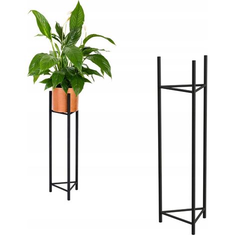 Soporte para macetas Metal Loft Black Metz M MAX. Tamaño de la maceta: 26 cm. (1/5)