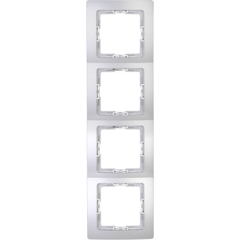 Kopp - PARIS – Abdeckrahmen 4-fach, Farbe: silber - 308720064 (1/2)