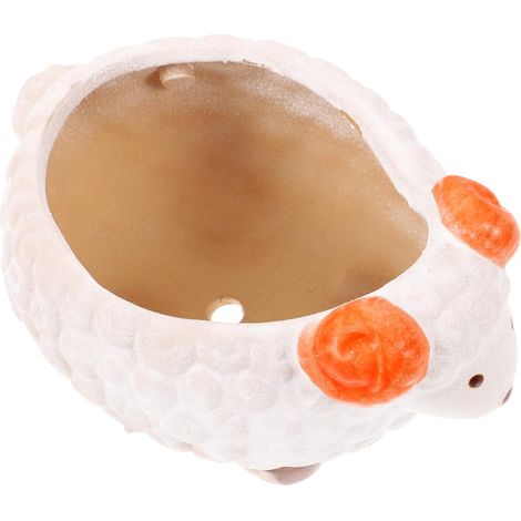 Tirelire en Céramique en Forme de Mouton Élégante pour Rangement de Pièces de Monnaie, Décoration Maison et Cadeau de Nouvel an (1/5)