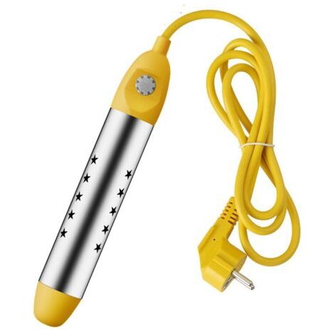Tige chauffante jaune pour chauffe-eau, 4425cm, 1 pièce, arrêt automatique, tige chauffante anti-brûlure en acier inoxydable, chauffe-eau. (1/5)