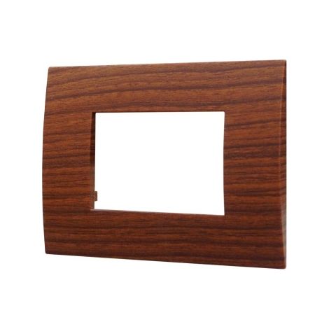 Plaque plastique ETTROIT VA83303 Venus Series 3P, couleur terre, compatible avec Vimar Arke