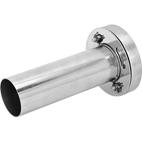 Silencieux d'échappement réglable amovible tête ronde pour voiture, silencieux de pot modifié (4 pouces) (1/3)