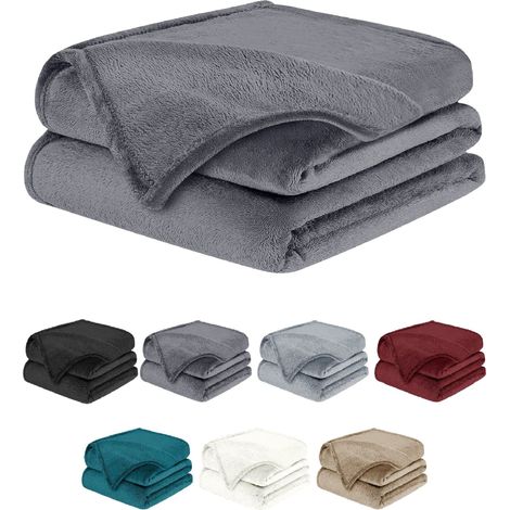 Kuscheldecke – weiche Fleecedecke, als Tagesdecke oder Bettdecke,150x200cm Wohndecke oder Sofa Überwurfdecke, Kuscheldecke flauschig, Outdoor Decke Rot (1/5)