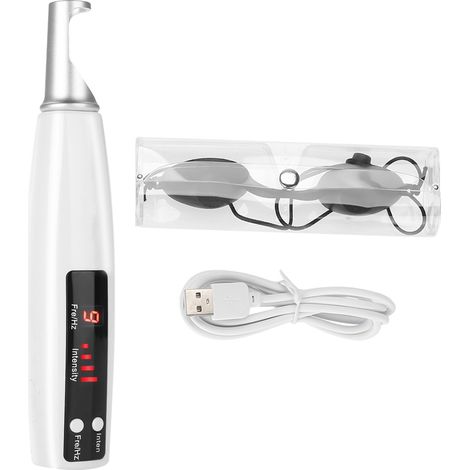 Stylo rechargeable amélioré à impulsions picosecondes lumière rouge pour retrait tatouage, tache sombre et grain de beauté. (1/5)