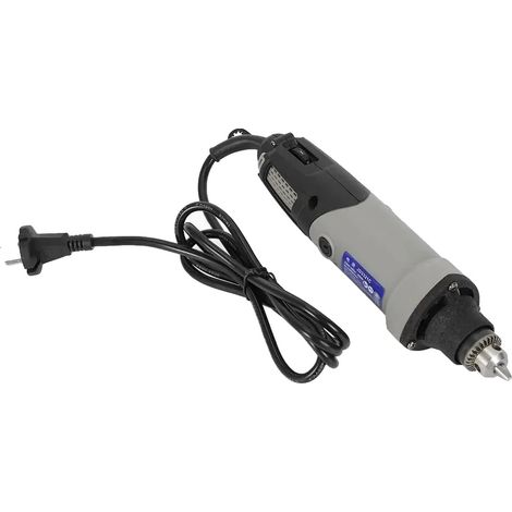 Smerigliatrice elettrica, potenza 400W, tensione 220V, intervallo di velocità 5000-28000 giri/min, capacità del mandrino regolabile 0,6-6,5 mm, diametro della testa di smerigliatura 32 mm (1/5)