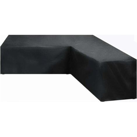 Funda impermeable para sofá de esquina de jardín, funda para sofá de jardín en forma de L, cubierta de tela Oxford 210D (1/5)