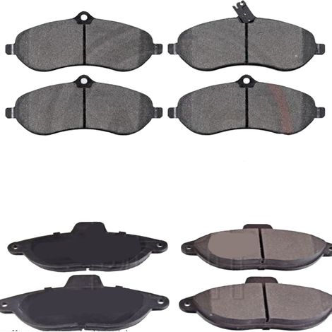 KIT PASTIGLIE FRENO ANTERIORI E POSTERIORI compatibile con BMW X5 (E70) / PASTIGLIE FRENANTI AUTO OEM FDB4052,FDB4067 / SOSTITUZIONE DIRETTA / BASSA POLVERE / SILENZIOSO (1/4)