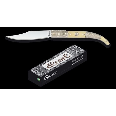 Couteau pliant Albainox lame inox 8,3 cm manche zamak