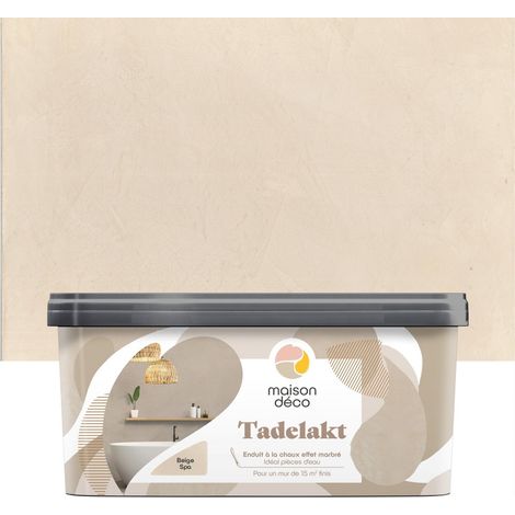 Escayola decorativa Tadelakt MAISON DECO, beige spa, 5 l MAISON DECO
