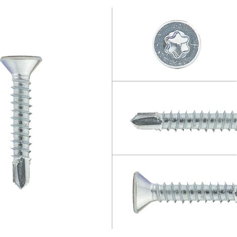 Bohrschrauben mit Bohrspitze Torx 4,2 x 25 mm verzinkt - 250