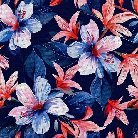 Tela decorativa para exteriores Oxford - Motiv Blumen I DX5335 (1/5)