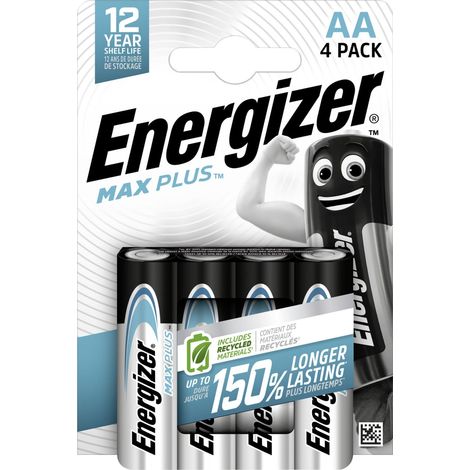 Energizer Max Plus Mignon (AA)-Batterie Alkali-Mangan 1.5 V 4 St.