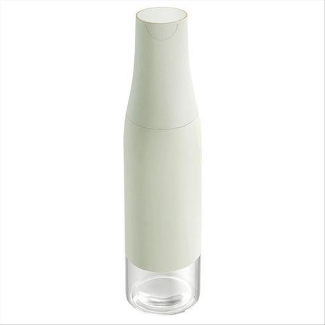 Bouteille à huile en verre vert avec bec verseur automatique, distributeur d’huile d’olive et condiments, contenant réutilisable pour cuisine, 500ml, pratique et anti-goutte (1/5)
