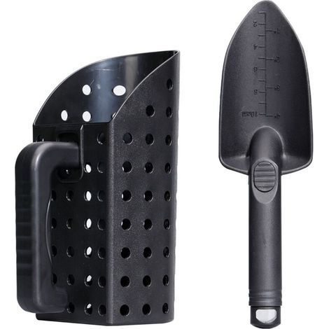 Ensemble de pelles à sable de détection de métaux, Portable, ergonomique et robuste, en plastique ABS et truelle pour trésors (1/5)