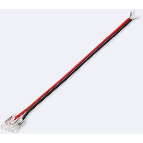 Connettore Hippo con Cavo per Strisce LED 24/48V DC SMD IP20 Larga 10mm 10 mm