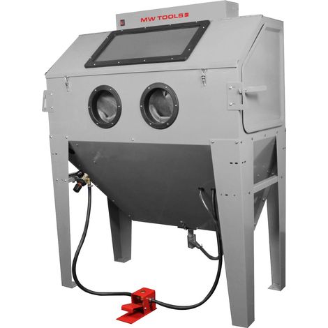 Metalworks – Cabine de sablage professionnelle 420 L – Aspiration intégrée – Pression de travail 2 à 5 bars – Débit d'air 230 L/min – CAT420 (1/8)