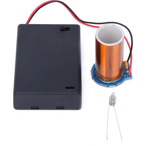 Mini bobine Tesla portable sans batterie, allumage sans arc à distance, kit électronique DIY Tesla, produit fini (1/5)