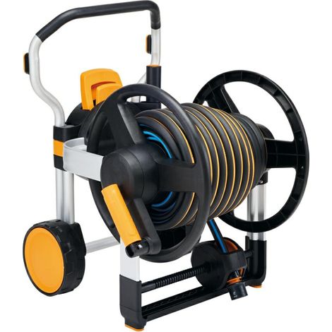 CARRETE DE MANGUERA FISKARS XL CON RUEDAS - SET DE 20 m