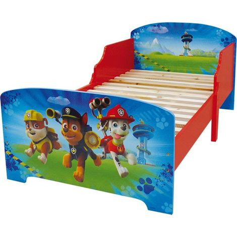 FUN HOUSE per Paw Patrol 712532 - Letto da Bambino con doghe Legno, in MDF, Colore: Blu, 140 x 70 x 59 cm (1/2)