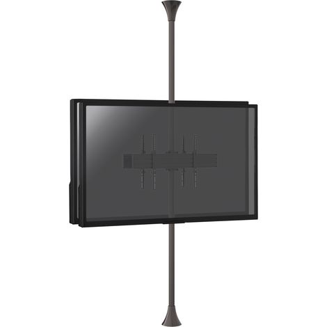 Support sol-plafond pour 2 écrans TV back to back 32'' - 75'' - Vesa 600x400 (1/3)