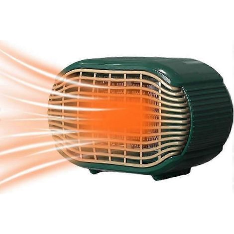 Elektrischer Keramik-Heizlüfter mit 400/800 W, 2 Heizstufen und Überhitzungsschutz. Schnelles und leises Heizen bei geringem Energieverbrauch (1/5)