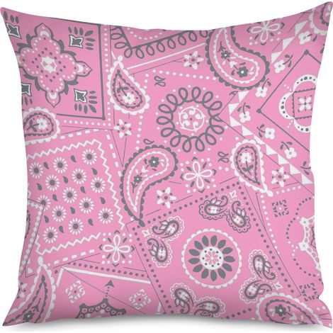 Housse de Coussin with cœurs vintage, style rétro (1/5)