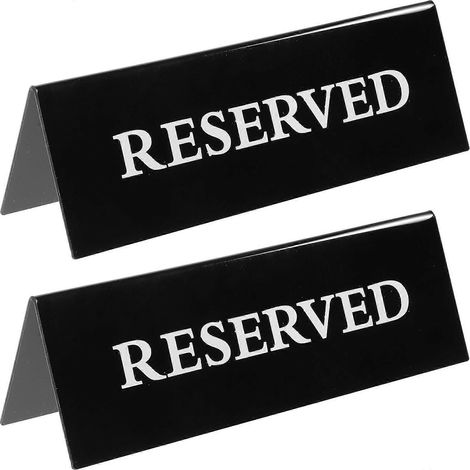 2 panneaux de réservation pour tente de mariage tables de restaurant. (1/3)