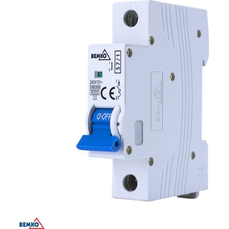 Interruptor automático Bemko a00-s7-1p-b06 6 A 6 kA (1/5)